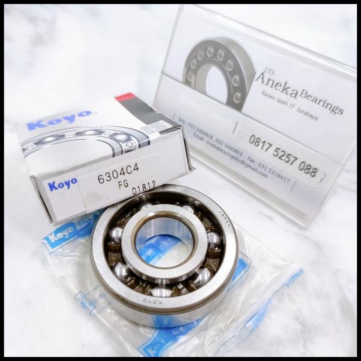 Bearing 6304 C4 High Speed Koyo Asli Jepang Kruk As Motor Rx King