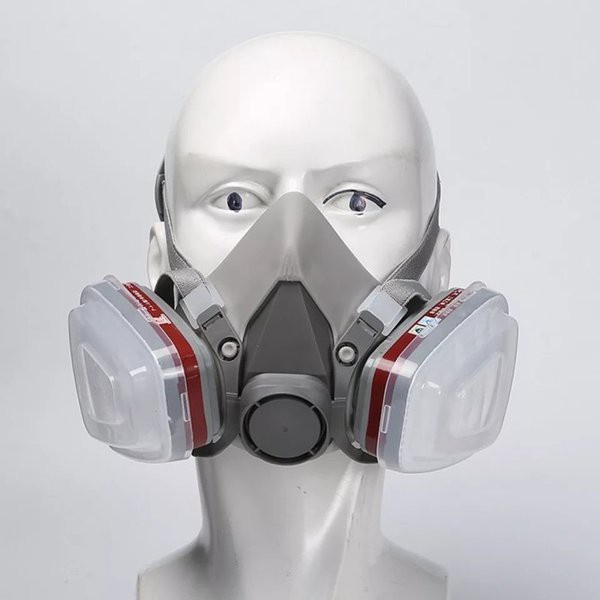 Masker Rubber Pelindung Activated Carbon FilterCartridge GasRespirator