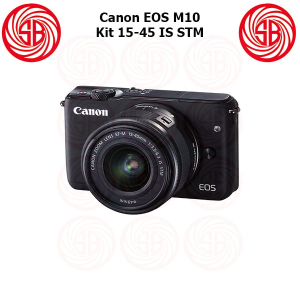 Kamera Canon EOS M10 Kit + M15-45mm ; Camera Mirrorless M10 Kit ; 18MP