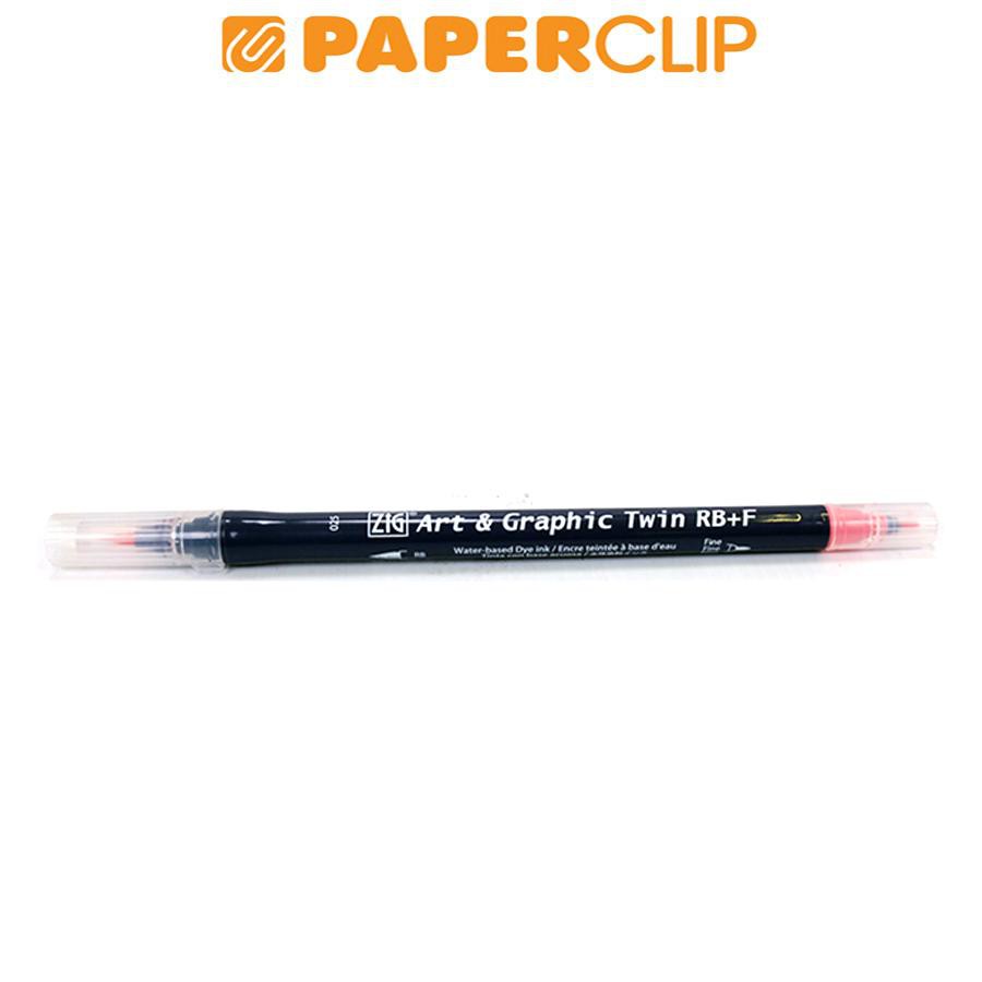 

PEN BRUSH ZIG KURETAKE ART & GRAPHIC TWIN TUT-95 025 LIGHT CARMINE