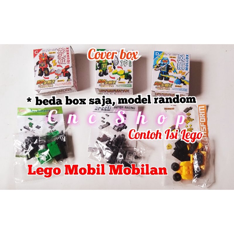 Mainan Mobil Mobilan DIY Building Blocks Mini Murah Mainan Anak Bagus