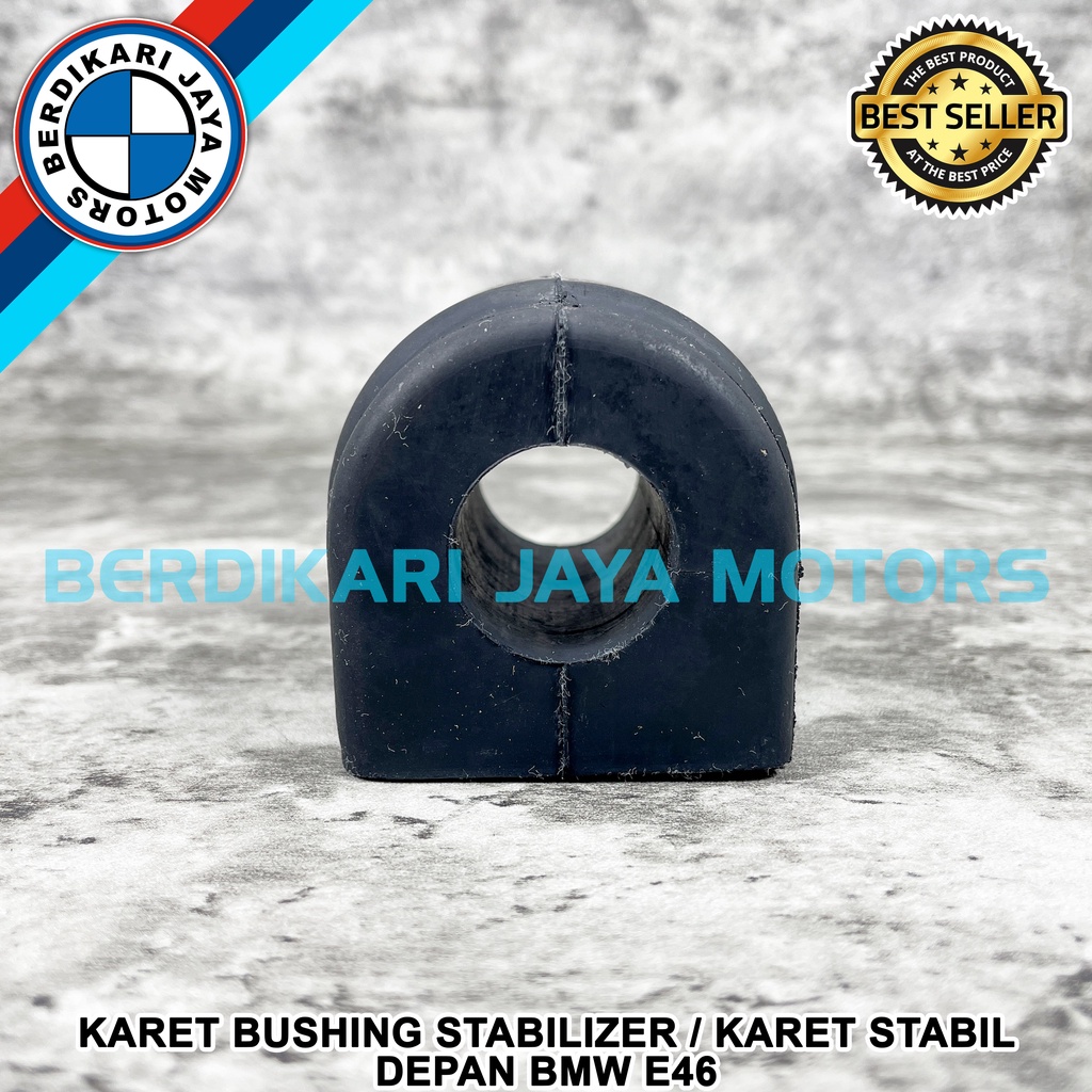 KARET BUSHING BOS STABIL DEPAN FRONT RUBBER STABILIZER STABILISER BMW E46 1 SET KANAN DAN KIRI