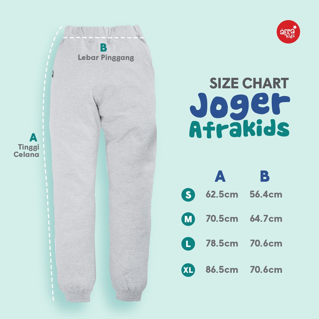 Jogger Pants  AFRAKIDS (4-12th) CA001  CA002  CA003 CA004 CA005 CA006