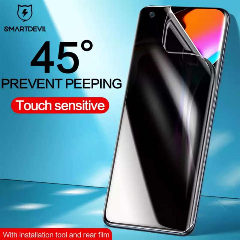 HYDROGEL ANTI GORES SPY MATTE OPPO RENO4 RENO5 RENO 4 5 PRO PLUS 4G 5G FULL LAYAR COVER SCREEN