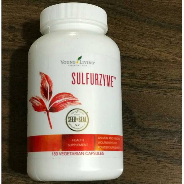 Sulfurzyme young living yl imun sulfur kulit kuku rambut tulang otot gigi pencernaan vitamin berry