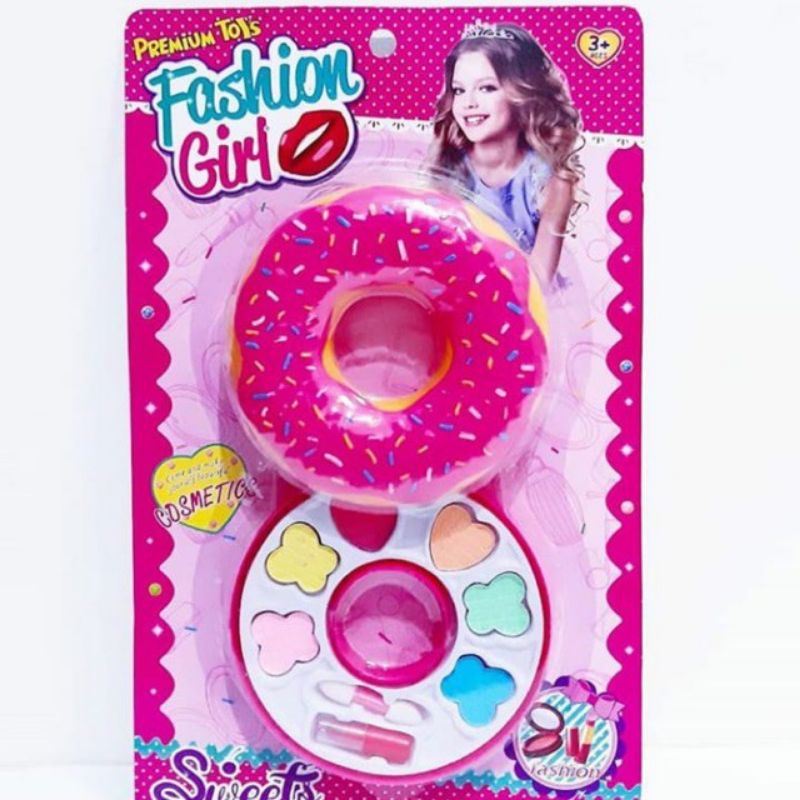 MAINAN MAKE UP DONAT MAKEUP ANAK BENTUK DONAT