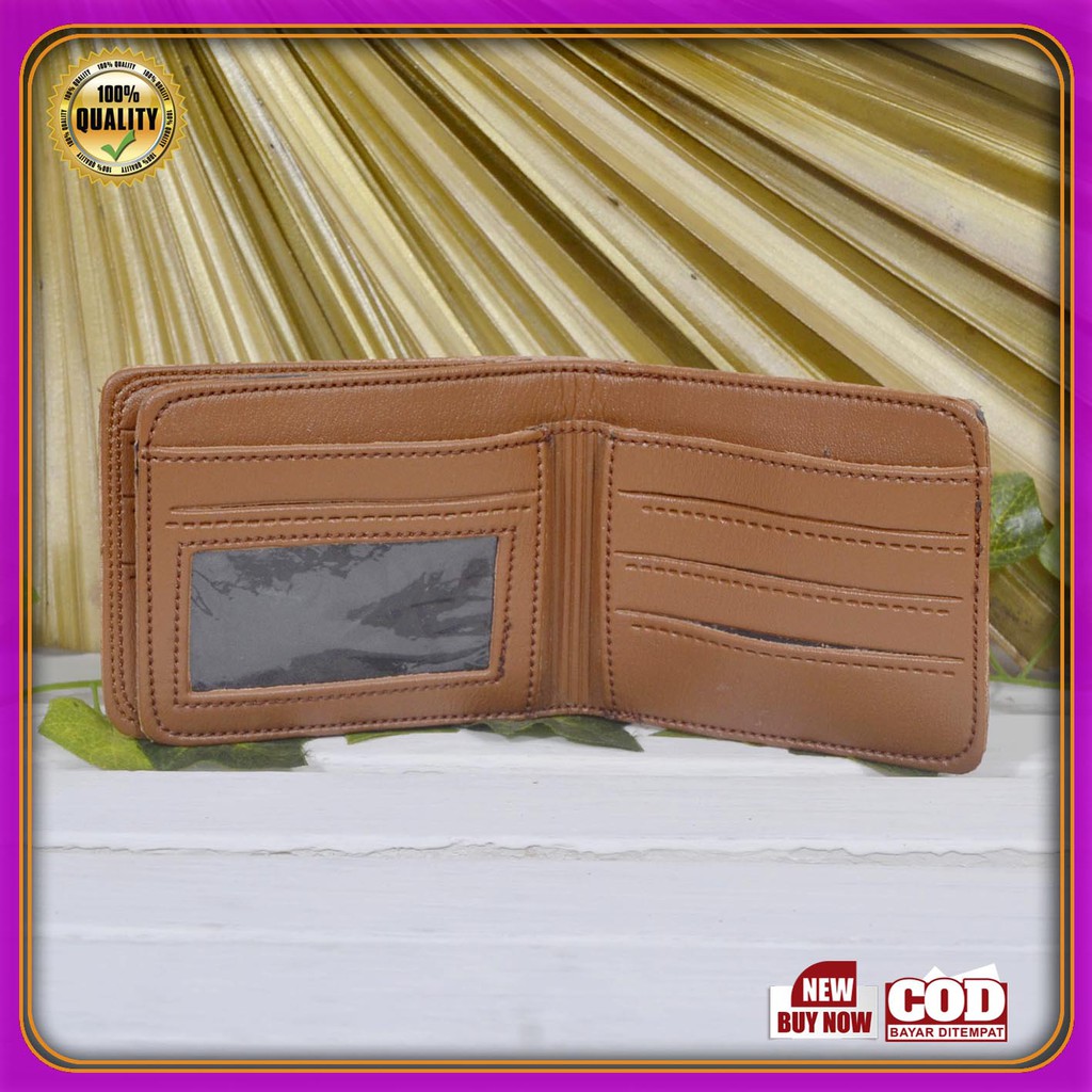 DOMPET Sintetik lipat pria kasual Model AMT