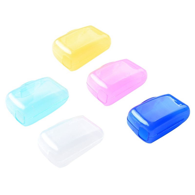 5Pcs/Pack Creative Portable Plastic Toothbrush Head Protect Box for Toothbrush Storage Travel Accessories