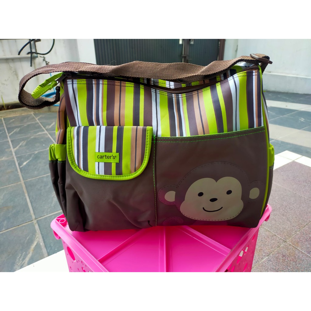 Diaper Bag Carter Monkey / Girrafe ukuran besar