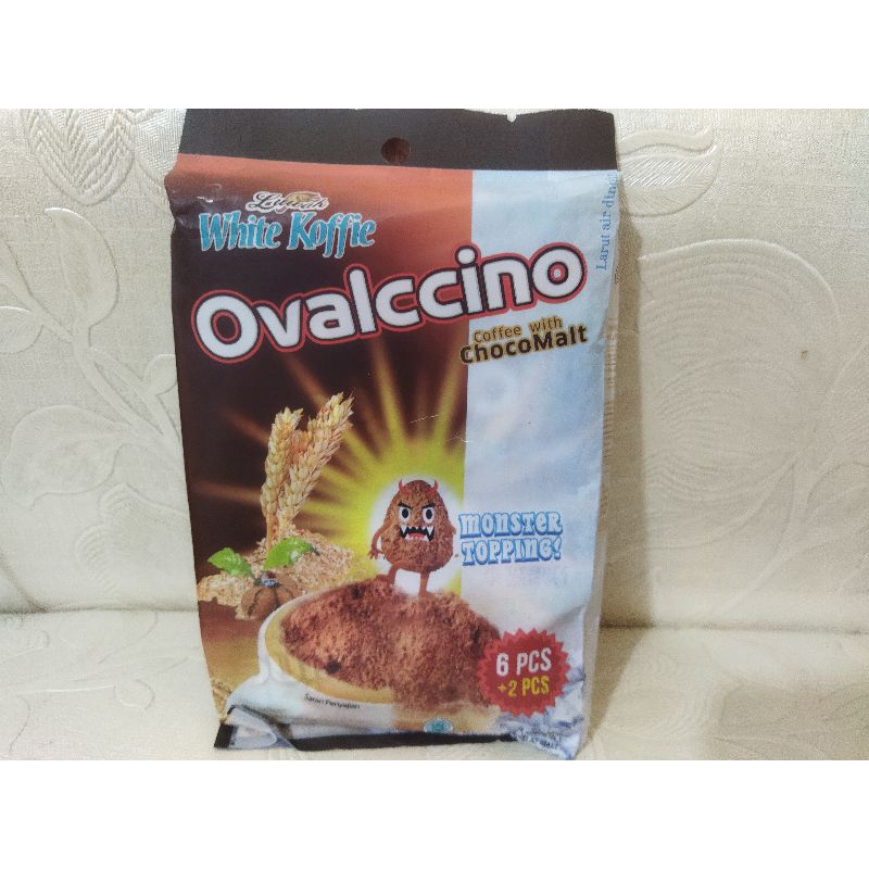 

LUWAK WHITE COFFEE OVALCCINO ISI 6 SACHET / LUWAK OVALCCINO / KOPI LUWAK OVALCCINO / LUWAK WHITE COFFEE / OVALCCINO