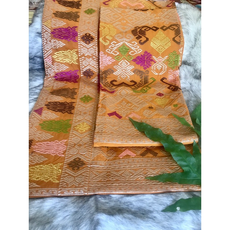 set couple kamen songket bordir