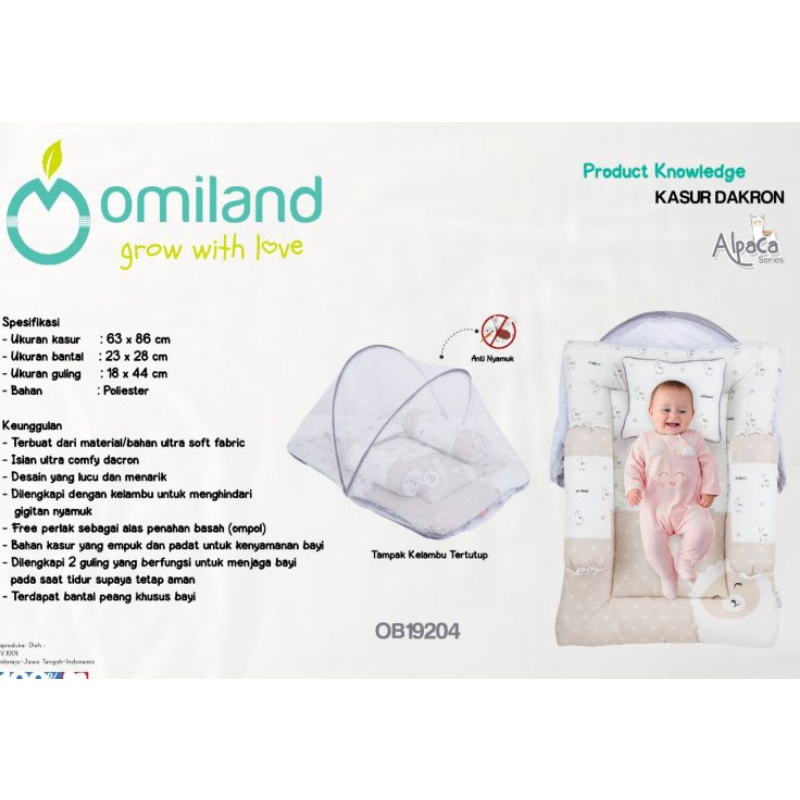 Omiland Kasur Dakron + Kelambu all varian