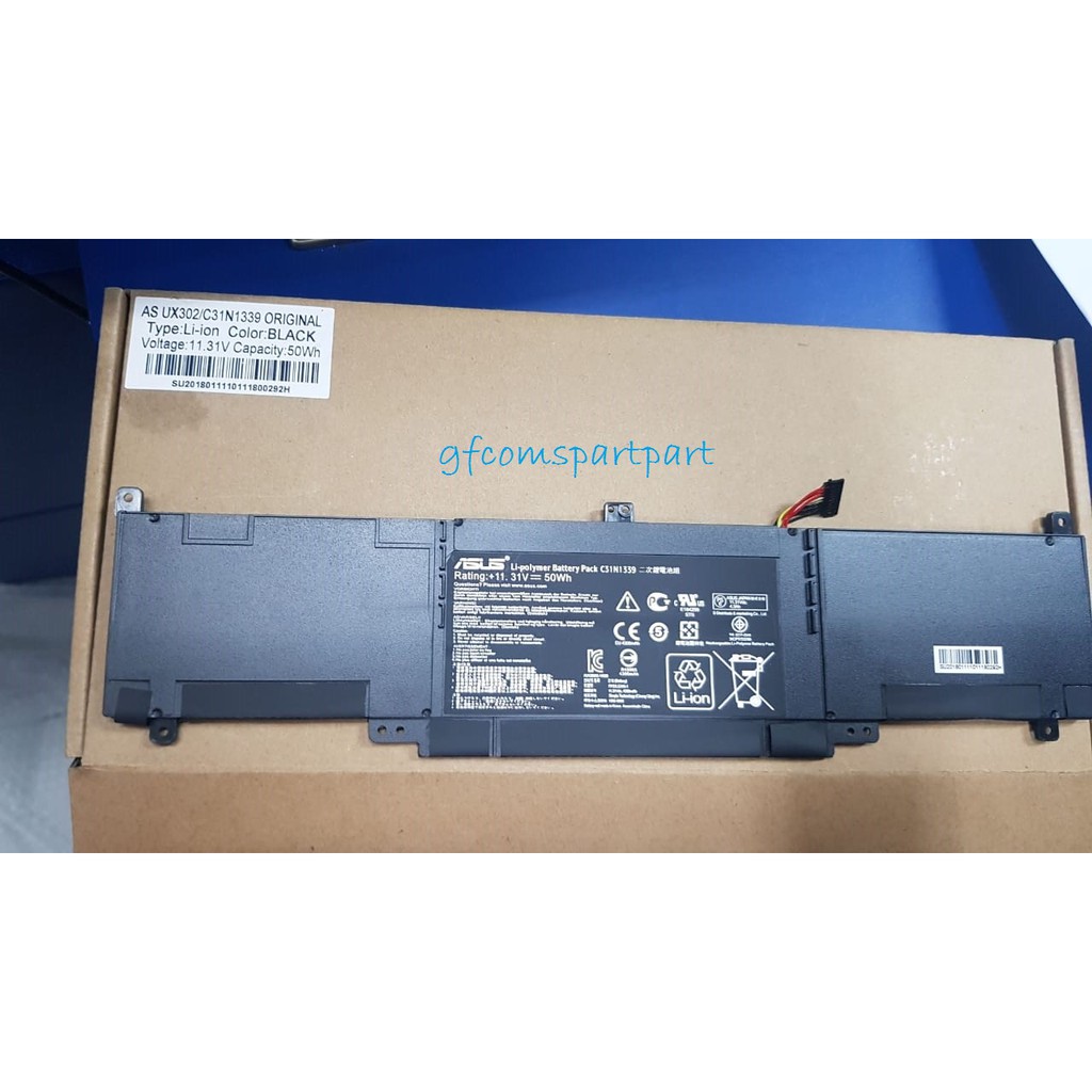 Original Baterai Laptop Asus ZenBook UX303L UX303UA UX303LN UX303LA UX303LB Series/C31N1339 C3INI339