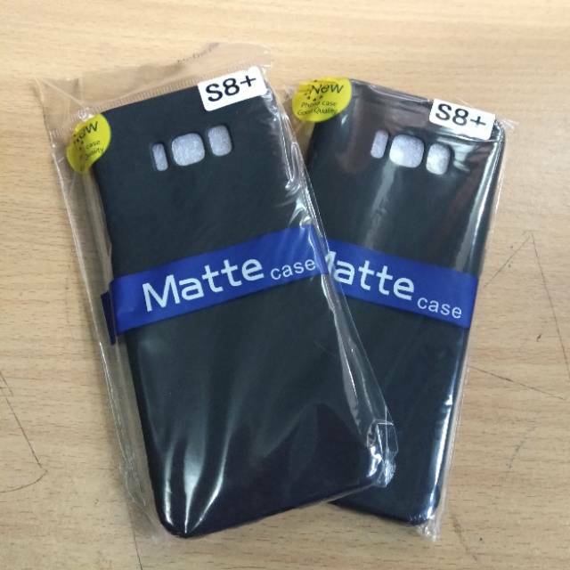Soft Case SAMSUNG S8 PLUS - Softcase Slim Blackmatte SAMSUNG S8 PLUS Blackmatte Case
