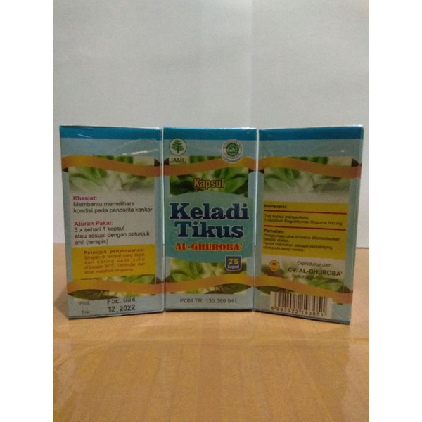 

KAPSUL KELADI TIKUS AL-GHUROBA