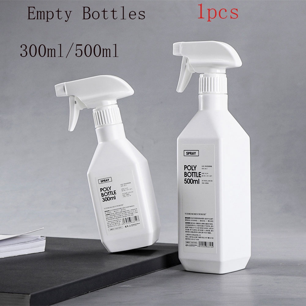 (ctshop1)Botol Spray Kosong Bahan Plastik Warna Putih Untuk Alat Semprot