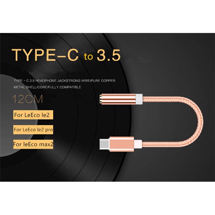 IDN TECH - Adapter USB Type-C ke 3.5mm Audio Port Braided - PJ1645-01