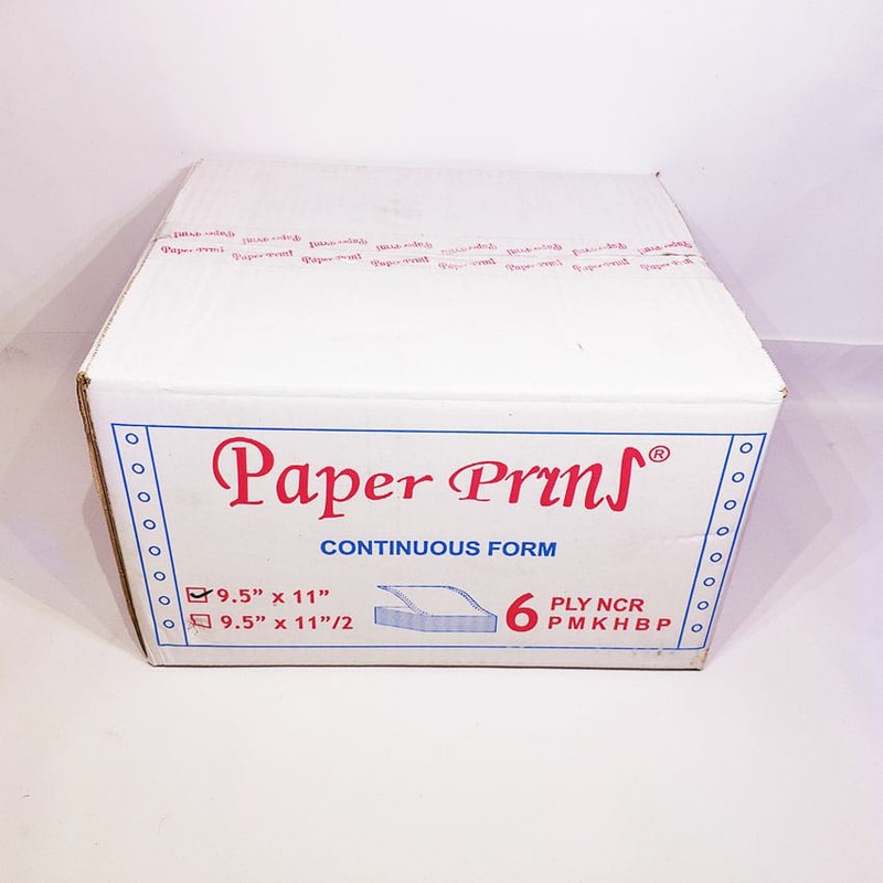 

Paper Pryns Continuous Form 9,5 x 11 6ply - Warna