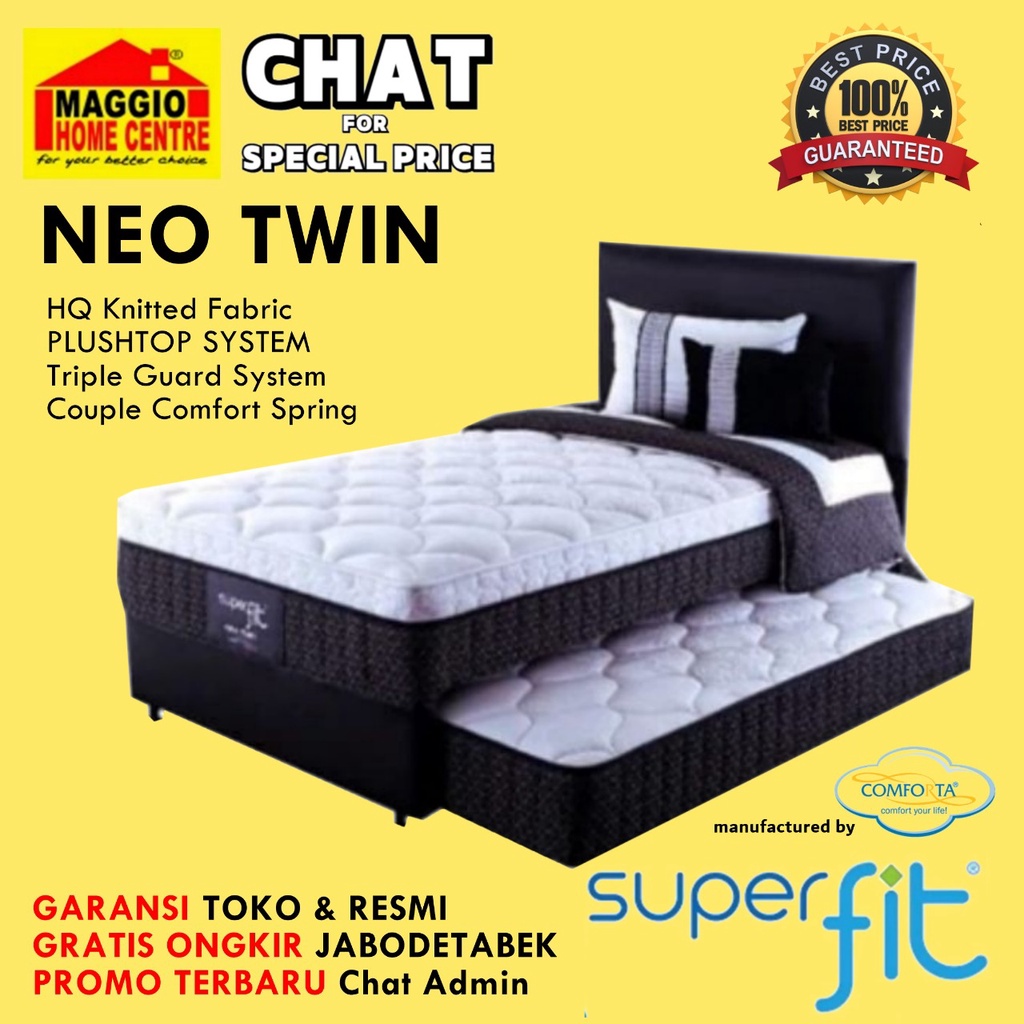 KASUR ANAK - 2IN1 - KASUR ANAK SORONG - NEO TWIN - SUPERFIT