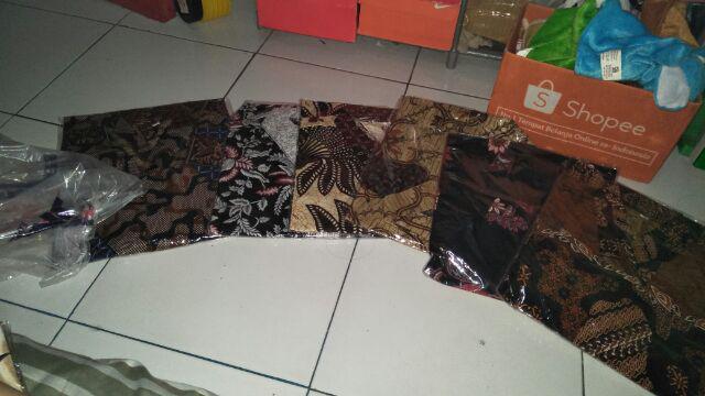 Kemeja Hem Risna Batik Hrb26 Kenongo Kemeja Hem Pendek Padi Pekalongan M L Xl Murah Keren Batik