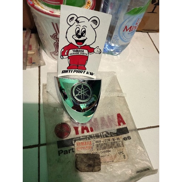 emblem dasi f1zr fizr chrome original