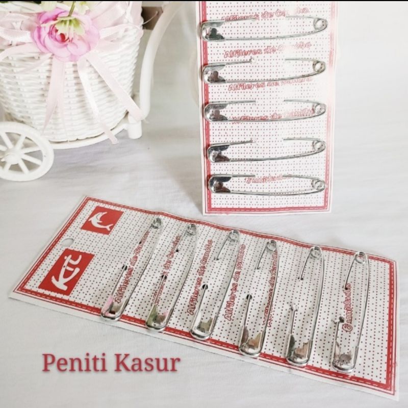 PENITI JUMBO /PENITI KASUR/peniti besar 1perpack isi 6pc