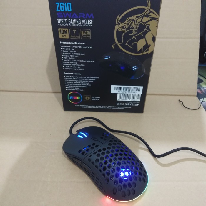 Imperion Mouse Gaming Z610 SWARM RGB