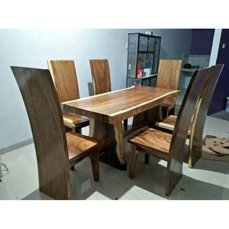 meja makan kursi blok