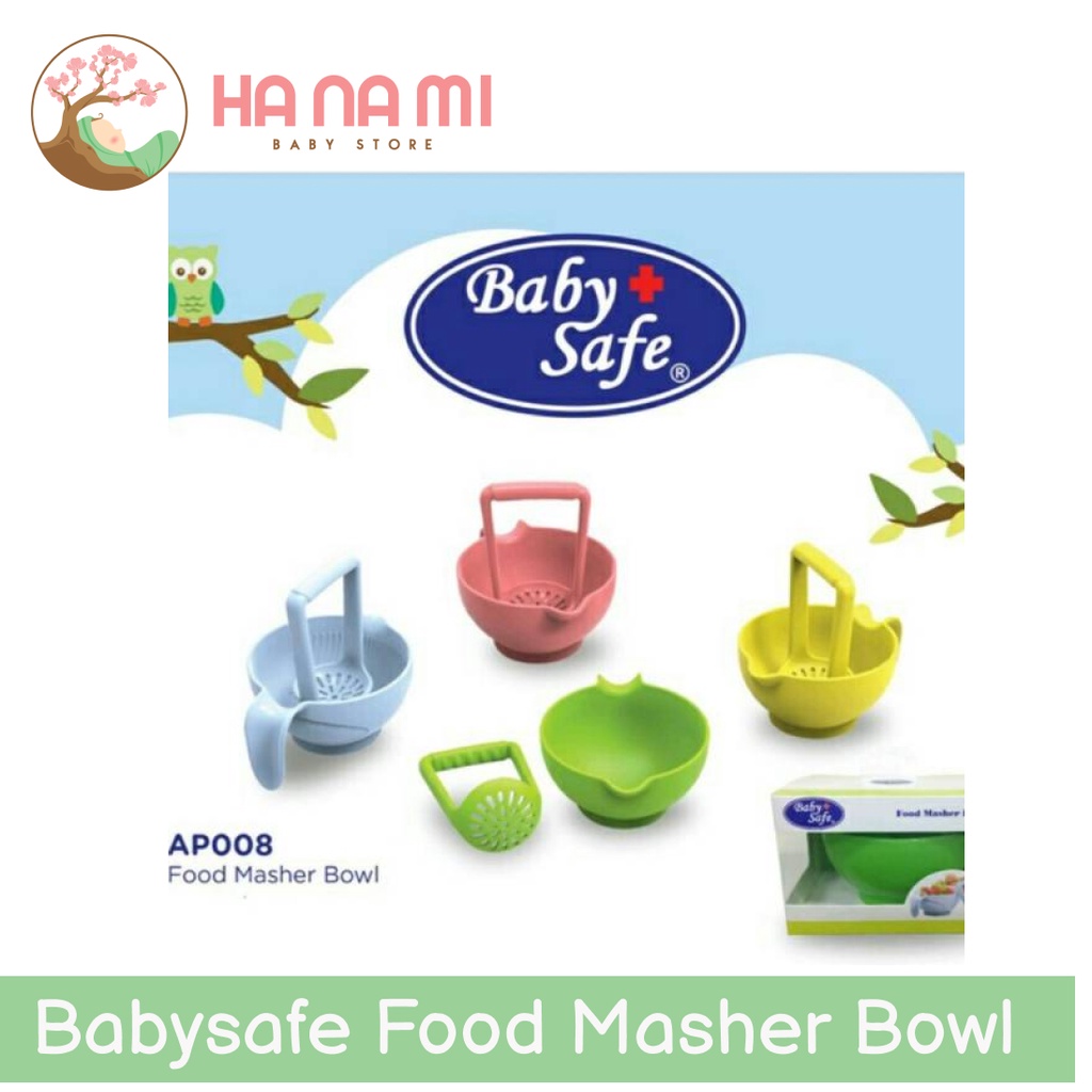 Baby Safe Food Masher Bowl - Penghalus Makanan Bayi