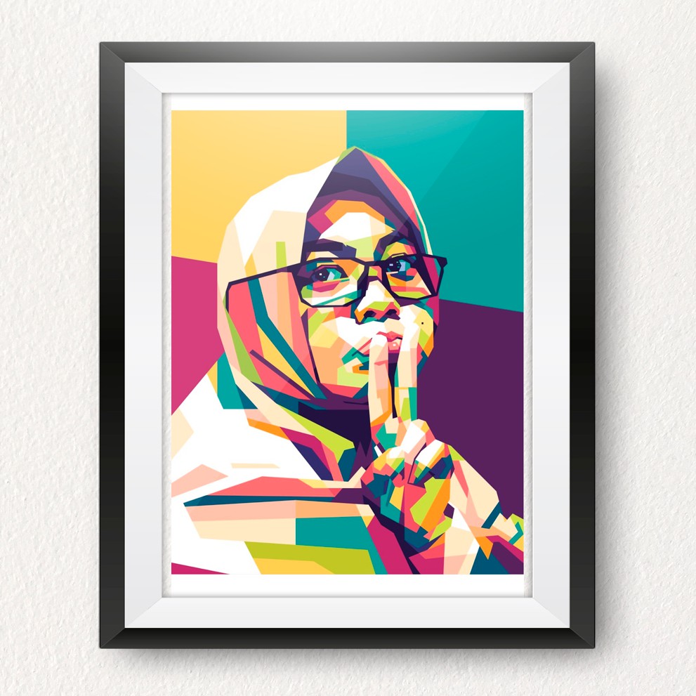 Ilustrasi Lukisan Wpap Untuk Kado Dan Souvenir Shopee Indonesia