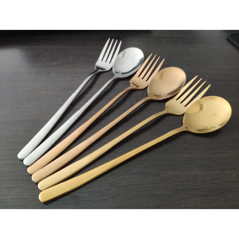 Sendok Garpu Stainless Korean Sujeo Set SUS 304 Food Grade