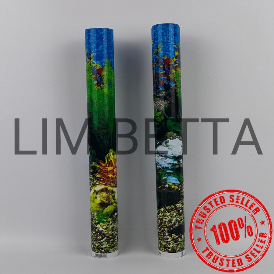 1 ROLL BACKGROUND GAMBAR AQUARIUM 30 CM / WALLPAPER AQUARIUM 15 METER