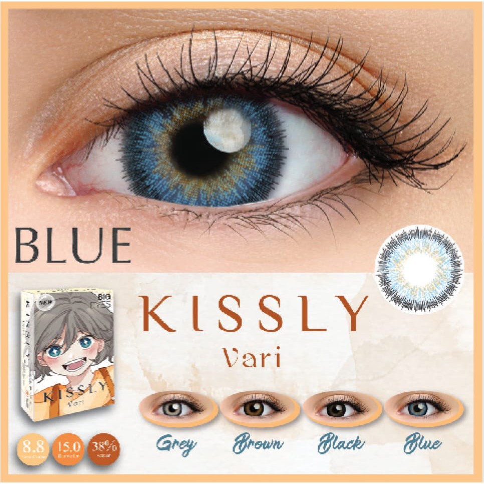 ❤ RATU ❤ Softlens Kissly Color &amp; Vari | Soflens Dia 15 mm Normal