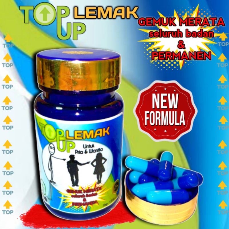 TOP UP LEMAK Obat Gemuk Penggemuk badan Suplemen Penggemuk Penambah Nafsu Makan Ampuh Permanen 1