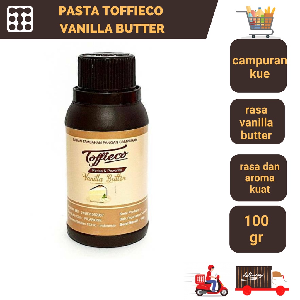 

Pasta Toffieco Vanilla Butter 100 G