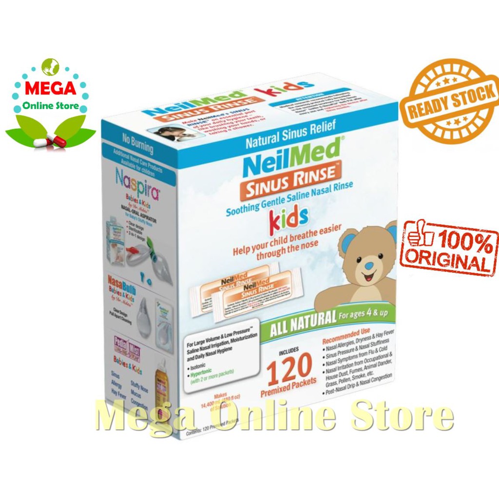 Neilmed Sinus Rinse Kids - 120 Premixed Sachet