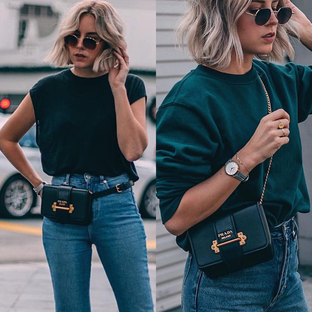 TAS PINGGANG PRADA CAHIER BELT BAG 1126 LAV TAS IMPORT TAS SELEMPANG TAS BRANDED WANITA TAS BATAM