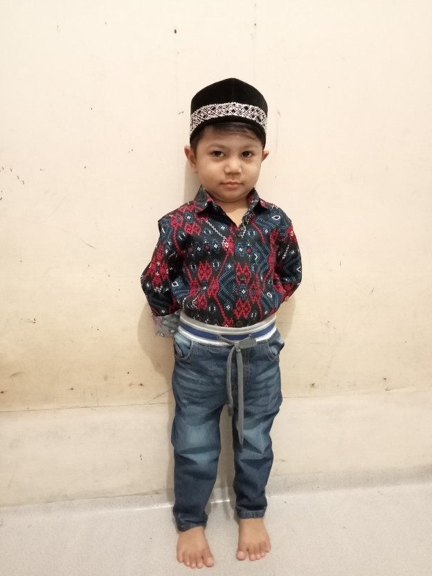 Batik Couple Ayah Dan Anak Laki Laki Modern