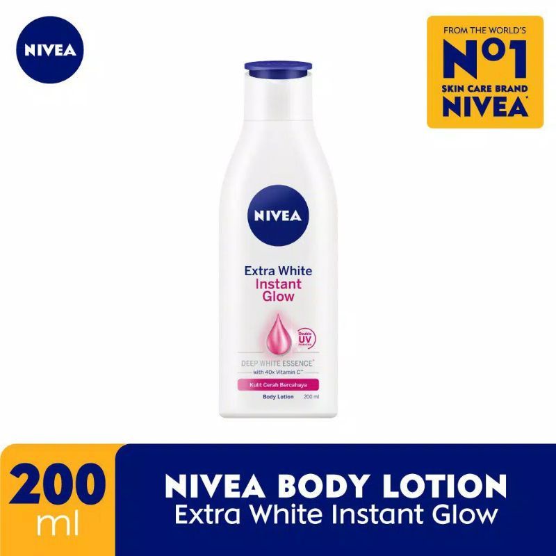 Nivea body lotion instant glow 200ml