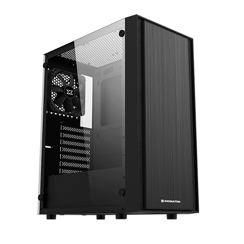 Casing XIGMATEK Athena - Tempered Glass Mid-Tower ATX Gaming Case