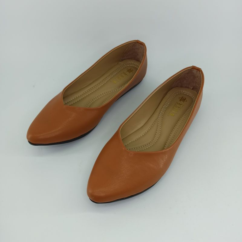 Sepatu Flatshoes Wanita Flat Shoes Kantor AN48