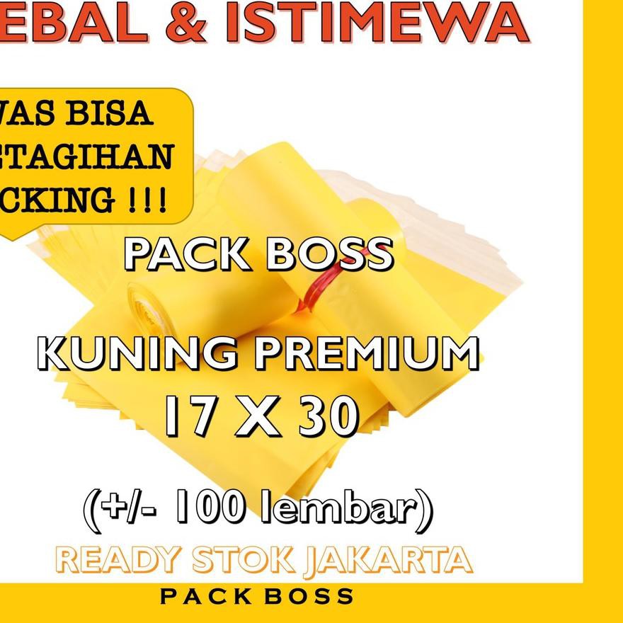 

TY5♦ POLYMAILER TEBAL & PREMIUM ISI 100 WARNA KUNING PREMIUM 17 X 30 PLASTIK PACKING JNE ONLINE SHO