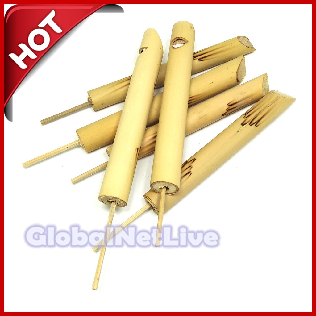 Mainan Anak Sempritan Bambu - Peluit Bambu Cuit Suara Burung