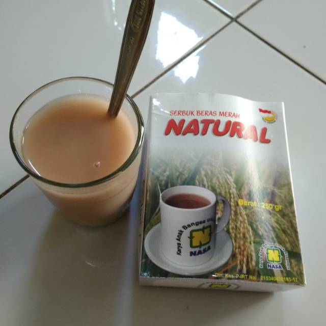 

Serbuk beras merah natural