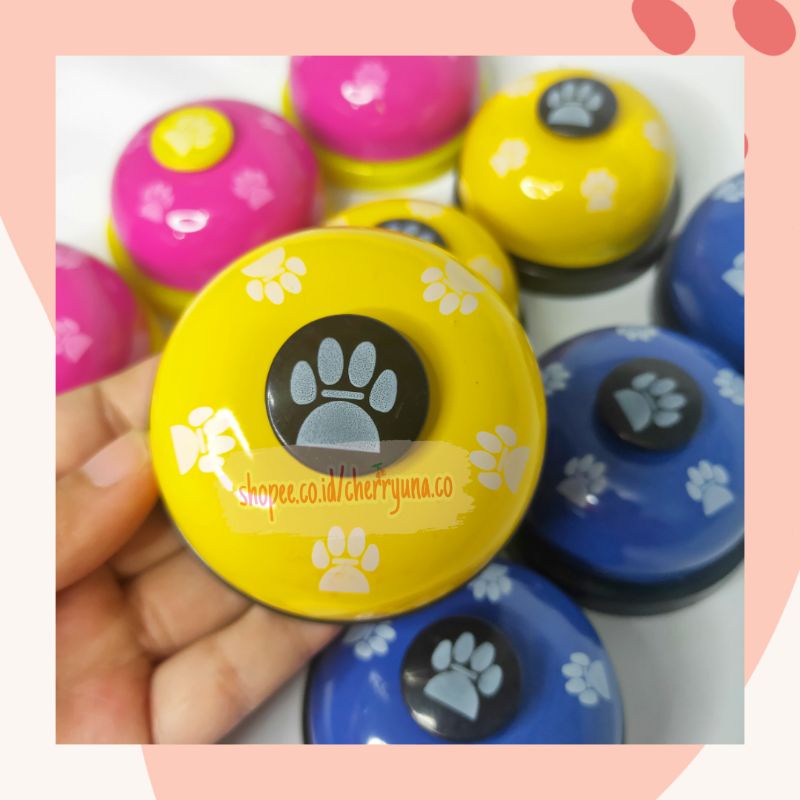 Pet Training Bell For Dog &amp; Cat - Mainan Bell Pencet