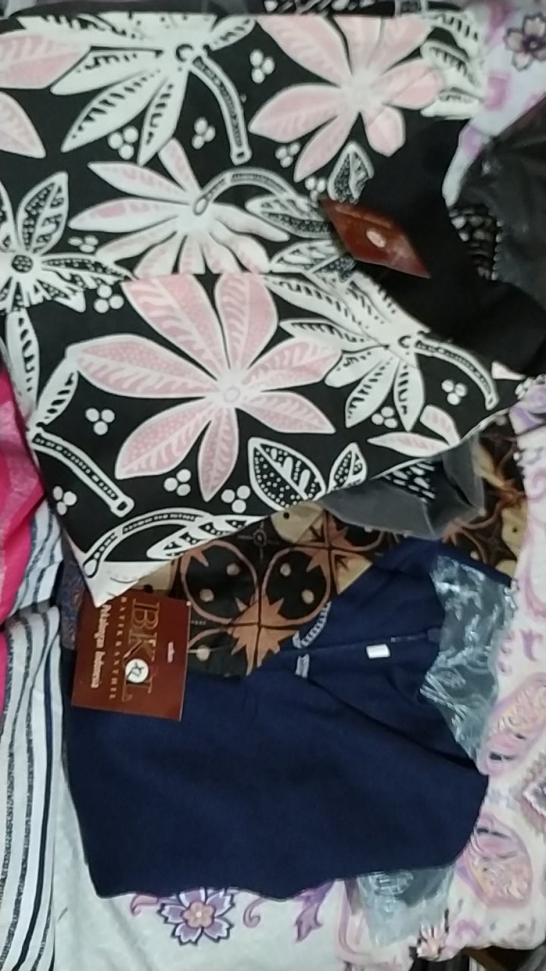 Tey-17 Batik Wanita Asj Sa Hrb026 Kenongo Kemeja Tosca Pendek