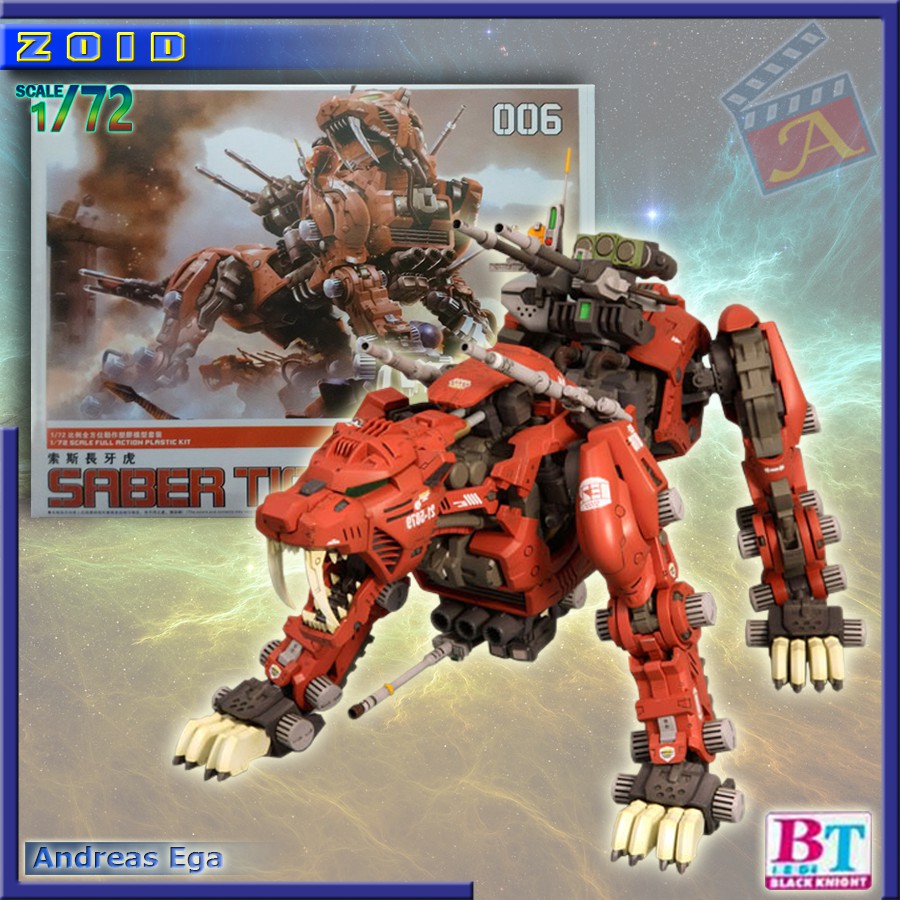 Zoid Saber Tiger 1/72 BT Model