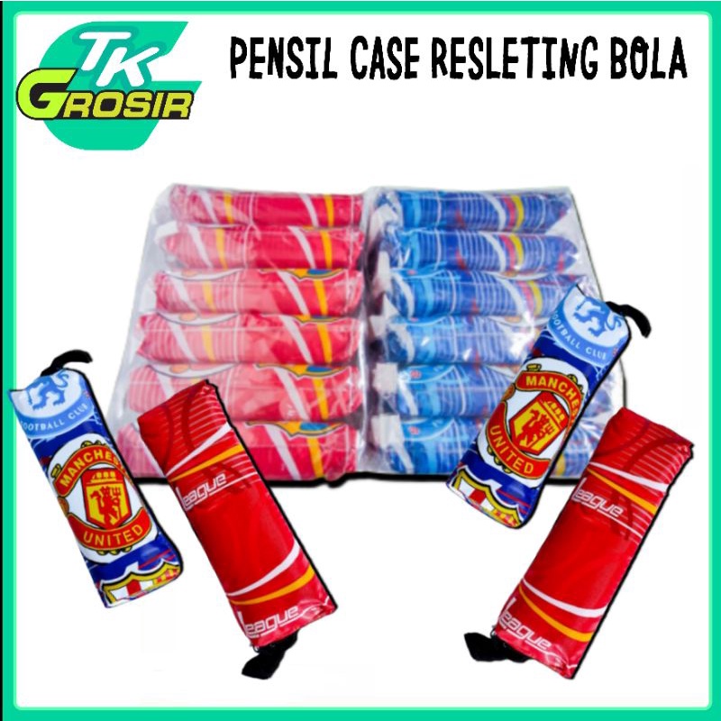 

tempat pensil kain/tempat pensil bola/pensil case resleting bola/Tempat pensil kain