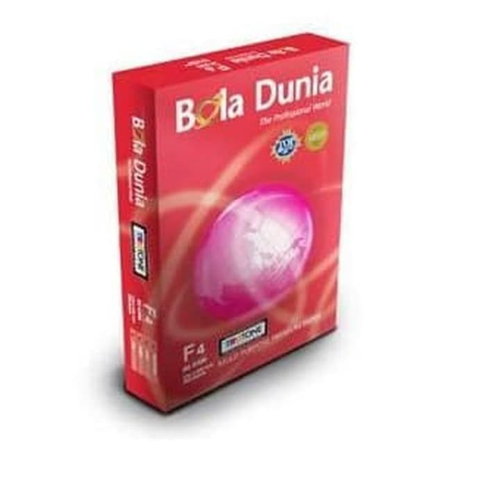 

Kertas HVS F4 80 Gsm Bola Dunia