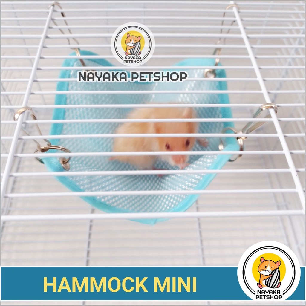 Hammock Mini Hamster Hanging Pouch Kecil Sugar Glider Tempat Tidur Gantung Tupai